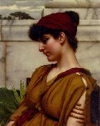 John William Godward A Classical Beauty In Profile Germany oil painting artist